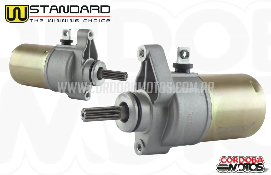 Motor De Arranque Motores 200cc Chinos 9 Dientes W Standard